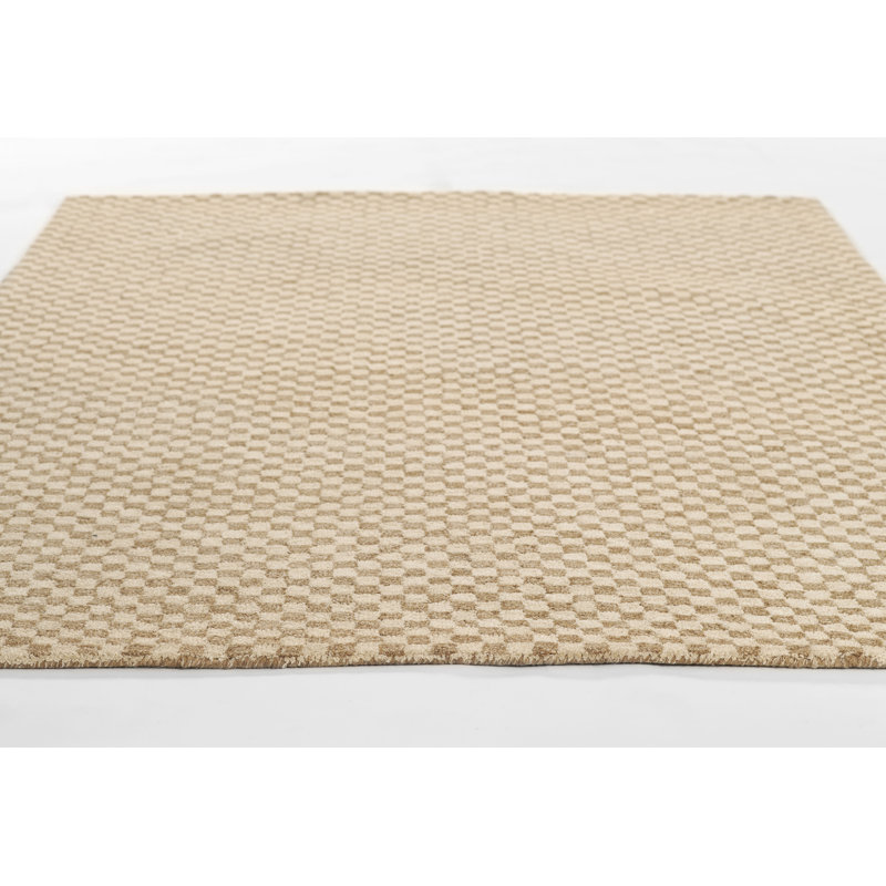Tapis brun en laine touffeté à la main Momeni Charles, Rectangulaire 2 pi x 3 pi