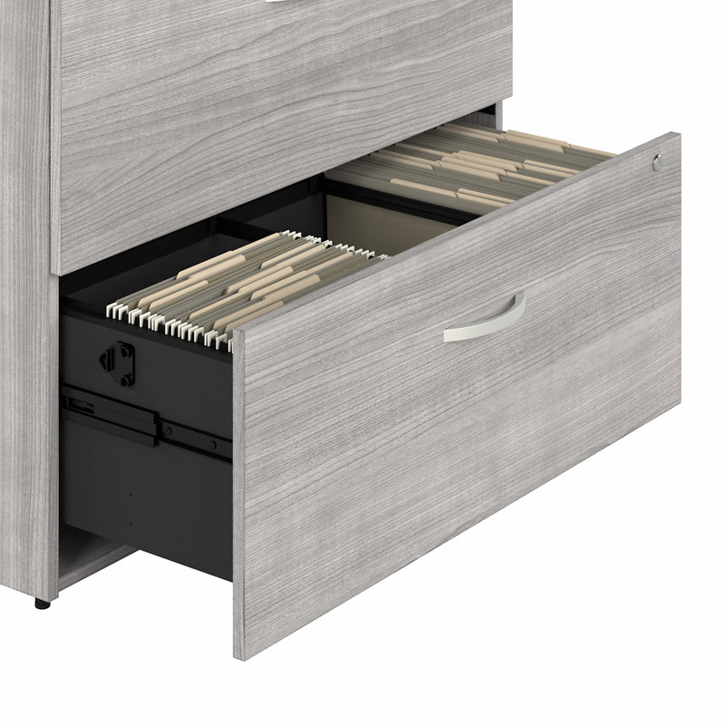 Ensemble de bureau d'ordinateur Studio A, Gris platine