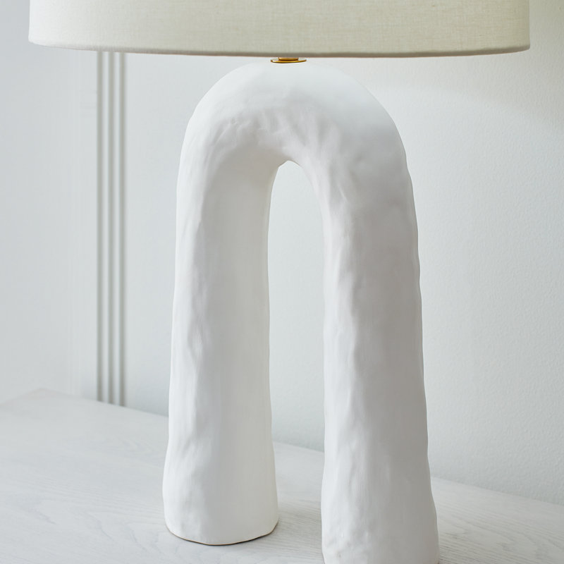 Aura Table Lamp, Matte White