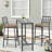 2 - Person Patio Dining Set with Rectangular Table , Cushions Included-2059788771-2059788769