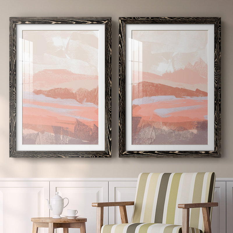 «Dusty Desert I», reproduction encadrée de qualité supérieure - prête à être accrochée, H 42,5 po x l 61 po x P 1,5 po