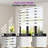 Zebra Blinds Window Dual Layer Roller Shades, Cordless Horizontal Blind-114336196