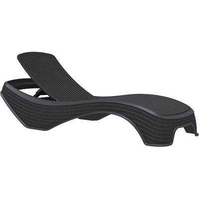Ingifrith Reclining Sun Lounger with Cushion