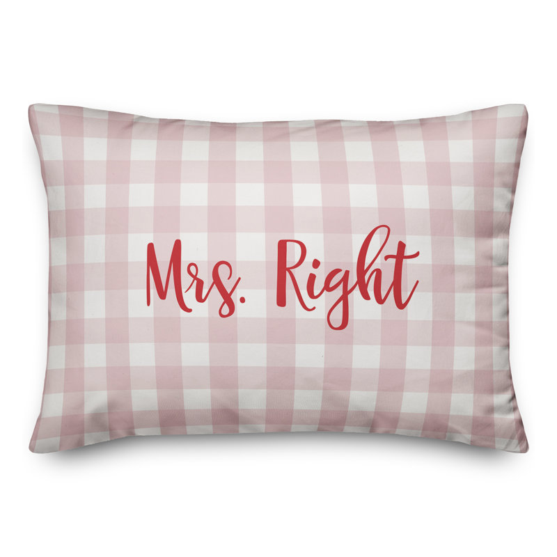  Coussin Mme. Right, Rouge / rose