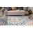 Furtado Oriental Blue/Orange/Yellow Area Rug-914143298