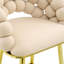 Ensemble de 2 tabourets de bar en velours Puffy Bubble Chair-183645868