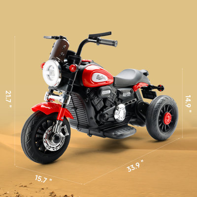 6 Volt 1 Seater Motorcycles Battery Powered Ride On