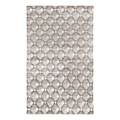 Viscose Geometric Indoor Rug