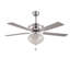Ventilateur de plafond en cristal 5 pales avec télécommande Damasio