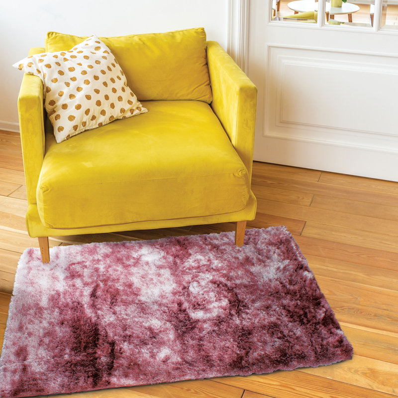 Lovella Solid Colour Shag Area Rug, Rectangle 160 x 230cm
