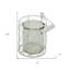 Lanterne de table en métal H 4,5 po HomeRoots