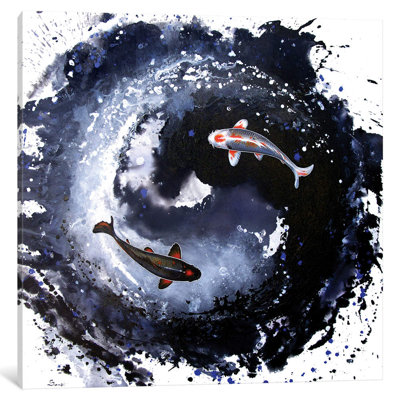 Yin Yang by Sandi Baker - Wrapped Canvas Painting