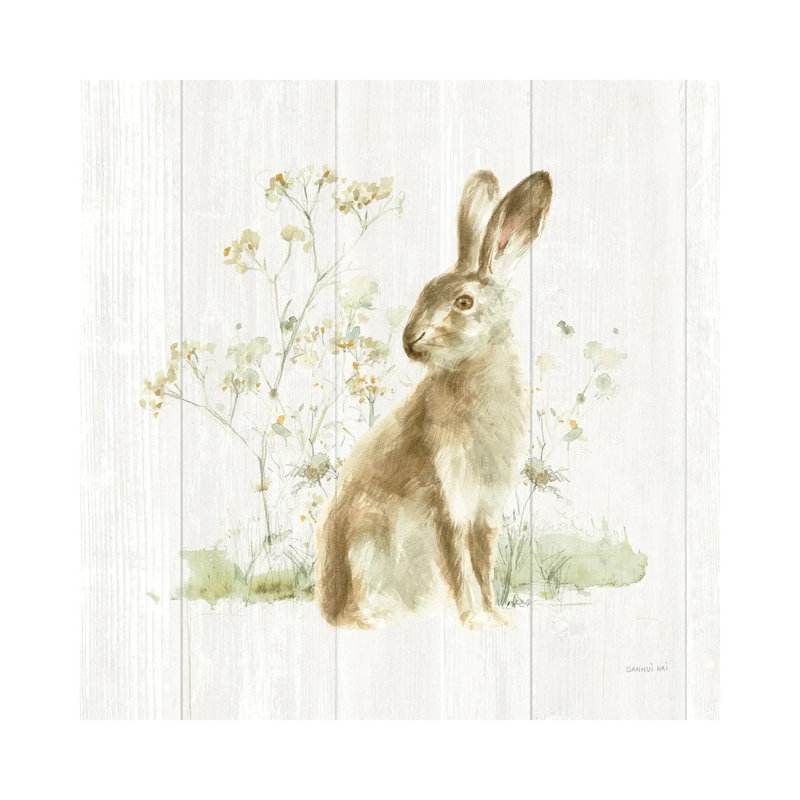 Meadows Edge VII On Wood by Danhui Nai - Wrapped Canvas Gallery-Wrapped Canvas Giclée, 30.48 cm H x 30.48 cm W