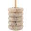 2 Piece Marble Tabletop Candlestick Set
