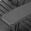Chaise Adirondack d'extérieur en poly avec porte-gobelet-1684434908