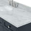 ARIEL Monroe 54 Single Sink Bathroom Vanity with Carrara Quartz Top-559027392-559027419-600647835