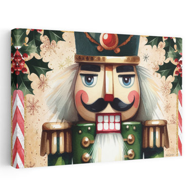 Royal Nutcracker 2 1 Piece Wrapped Canvas Wall Art