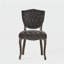 Chaise de salle à manger en velours de haute qualité, rembourrée, convient à la salle à manger, à la cuisine, 2 ensembles-1833380532