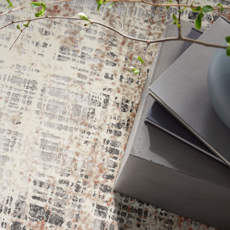 Infinity Abstract Indoor Rug, Rectangle 7'10" x 9'10"