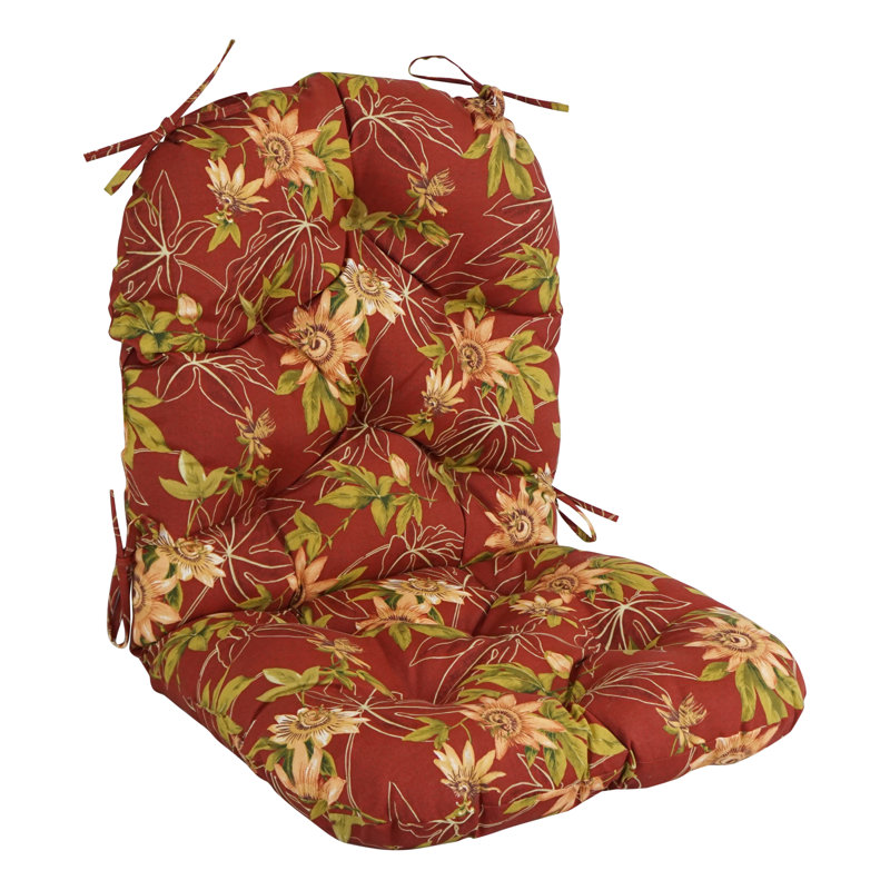 Outdoor 6'' Seat / Back Cushion, Passion Ruby