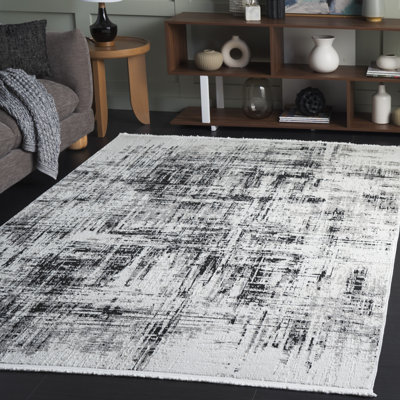 Tapis noir / gris Mila 294