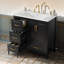 Meuble-lavabo autoportant avec lavabo en résine Schuetz, 4 tiroirs et armoire à fermeture en douceur-1286571560
