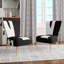 Chaise d'appoint rembourrée Black & White Crossing Paths II-112840497
