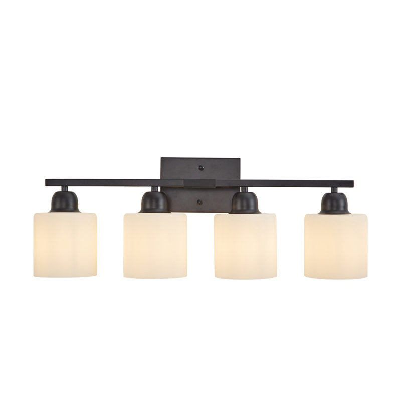 4-Light Bathroom Vanity (Black)