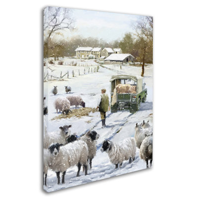 «Farmer Sheep Reproduction» par Armand, reproduction sur toile