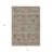 3' X 5' Taupe Brown And Gray Oriental Washable Indoor Outdoor Area Rug