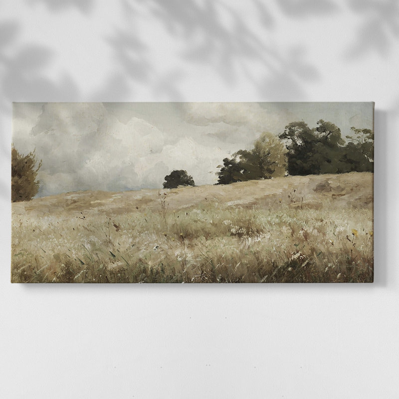 Série paysage - DCCCxxx - Toile tendue avec châssis - Prêt à accrocher, H 24 po x l 48 po