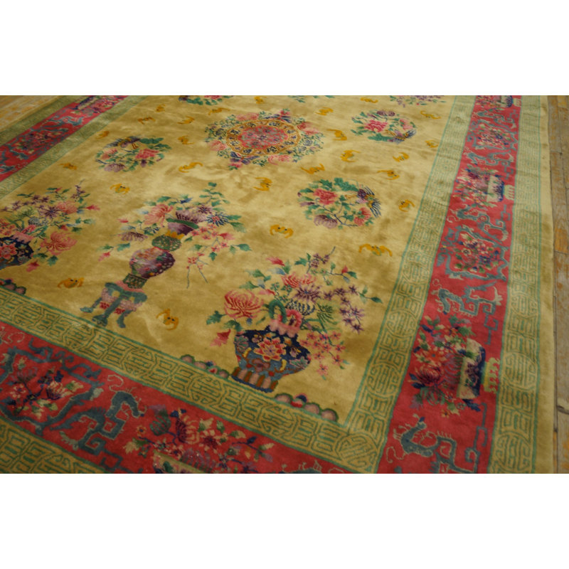 Hand Knotted Wool Area Rug