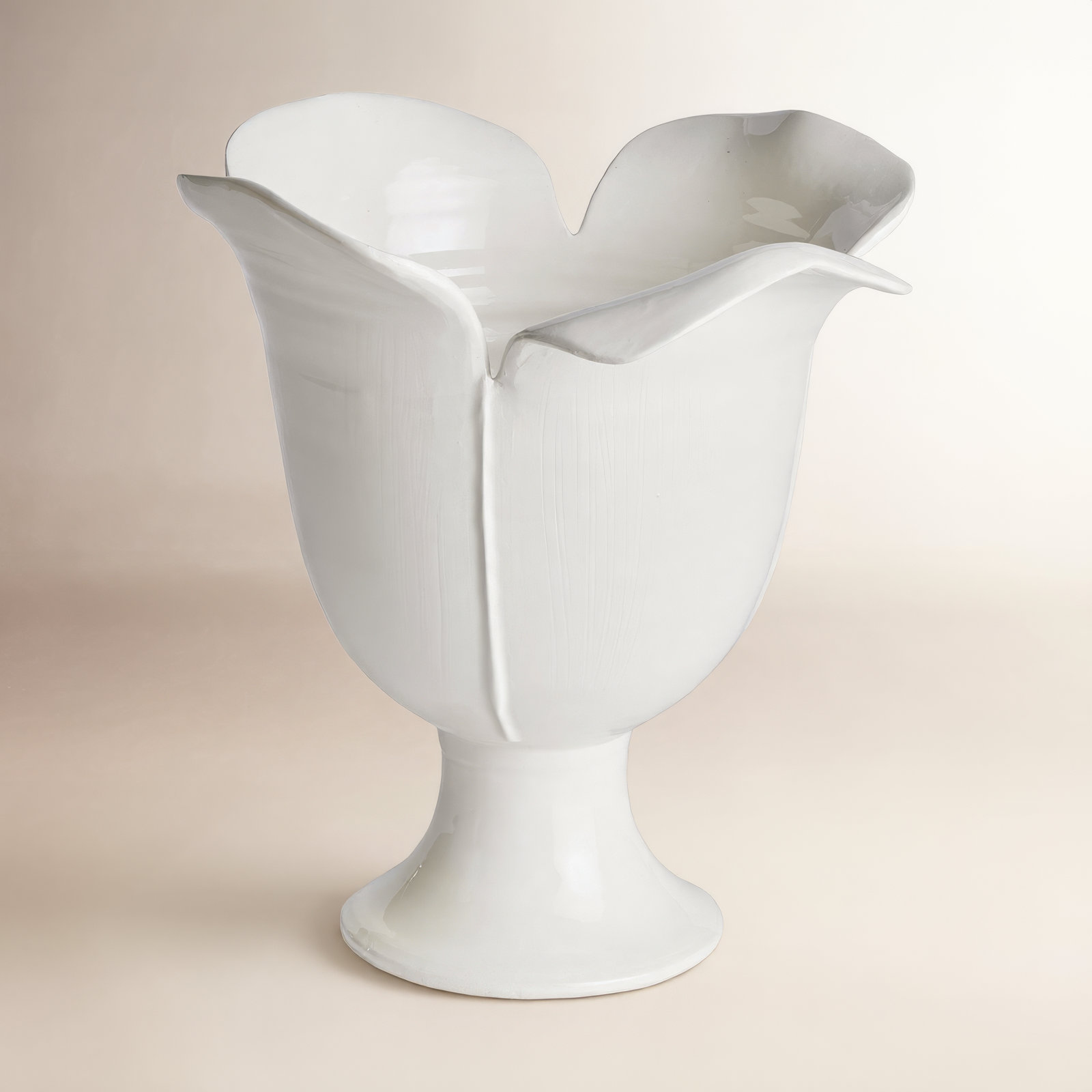 Rachana Handmade Ceramic Table Vase, 13.25" H x 11.5" W x 11.75" D, Celadon