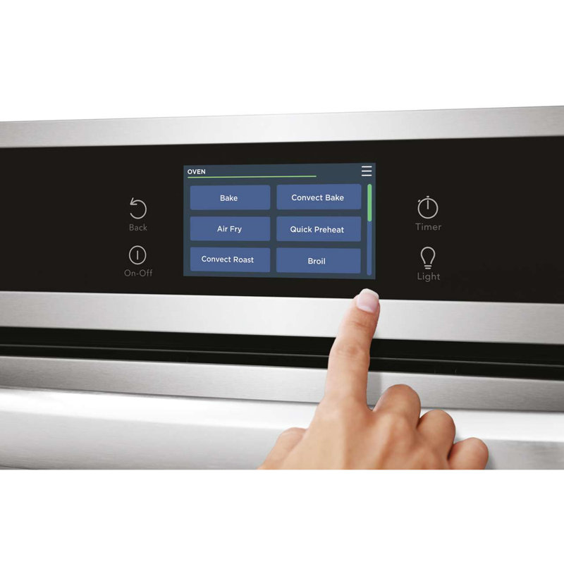 24" Stainless Steel Convection Gas Wall Oven with Self-Cleaning