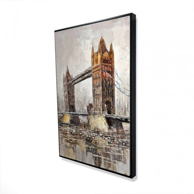 London Tower Bridge Print On Canvas
