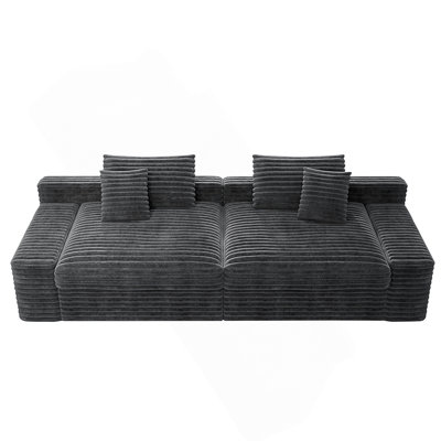Canapé modulaire 118,1 * 47,2 po, canapé modulaire rembourré