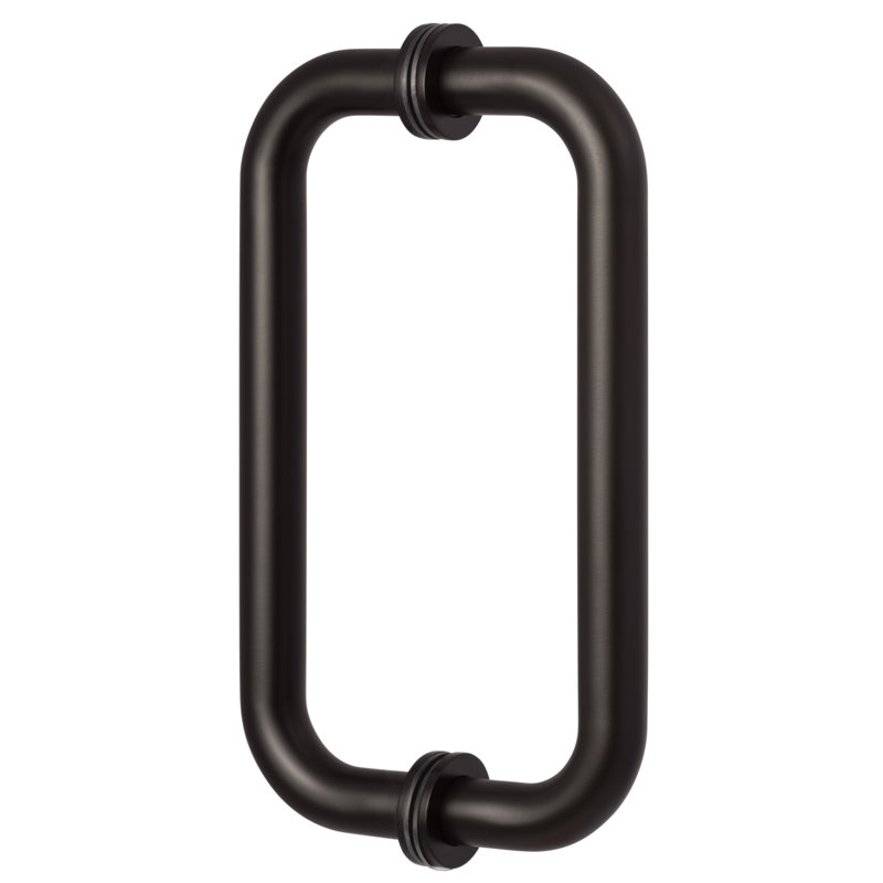 Shower Door Handle, C Shape, 2-Sided, Vintage Bronze