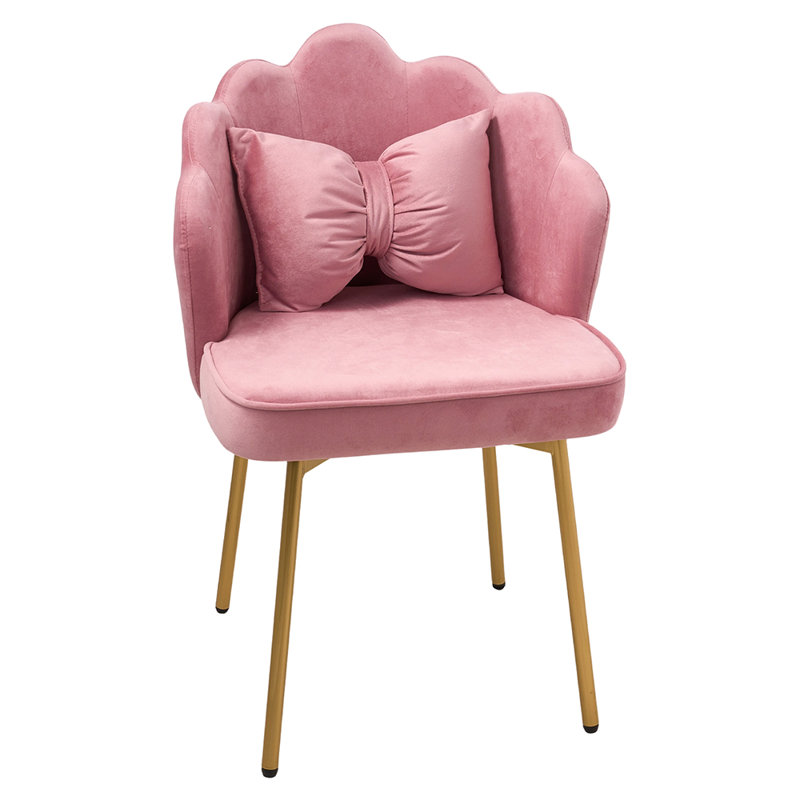 Manufactured Wood Accent Stool, Pink