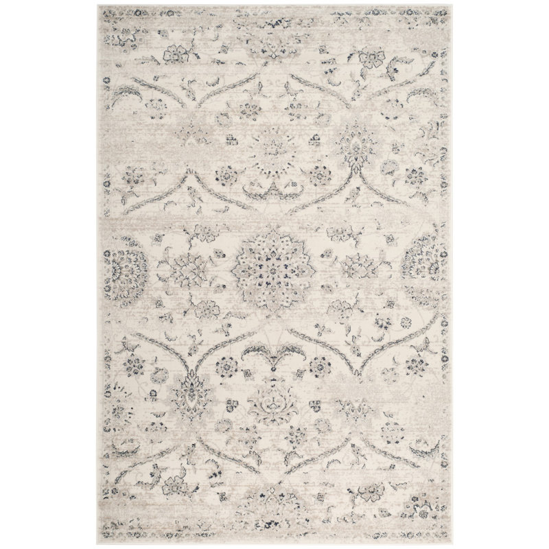 Joana Performance Floral Rug, Rectangle 5'1" x 7'6"