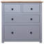 Buffet Panama Range - armoire de rangement en bois de pin 31,5 ", hauteur 32,7"-7318177