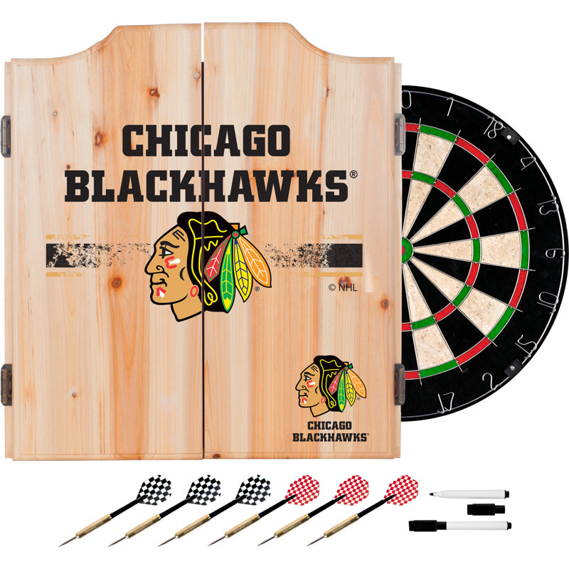 Ensemble de jeu de fléchettes NHL Logo, Blackhawks de Chicago