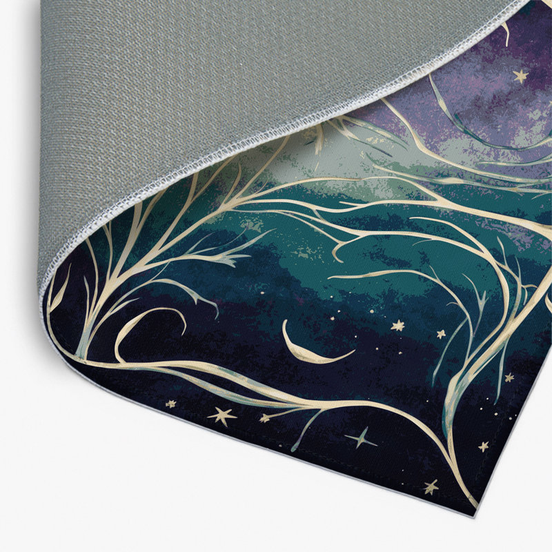 Starlight Branch Indoor And Outdoor Area Rug, Rectangle 4' x 6'