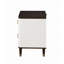 Table de chevet, table de chevet 2 tiroirs avec port USB