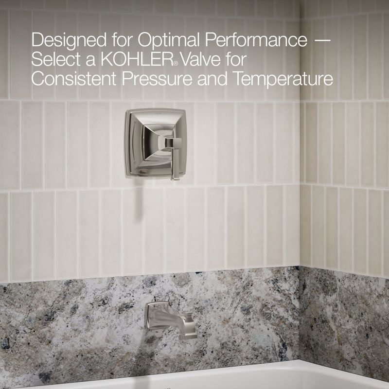 Riff Bath and Shower Faucet Trim, Vibrant Polished Nickel