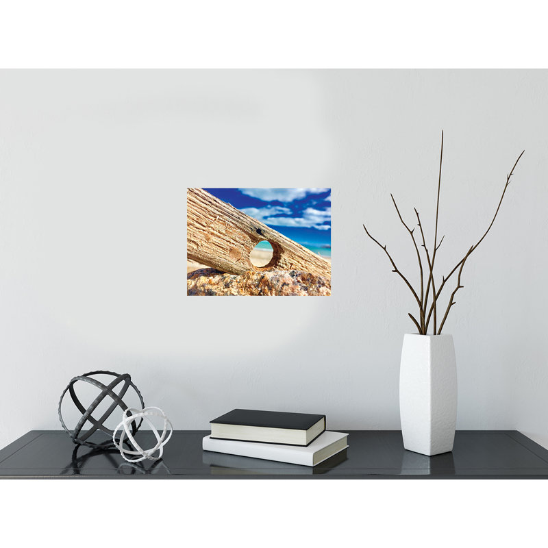 Driftwood Keyhole - photographie, H 8 po x l 10 po x P 0,15 po, Papier, Pas de tapis