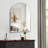 20X30 Inch Silver Metal Framed Arched Bathrrom Mirror For Wall.-1656284750-1656284746