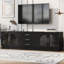 Meuble télé 68,9 po pour téléviseur de 68 po ou moins, meuble multimédia avec tablettes réglables pour le salon-40169298