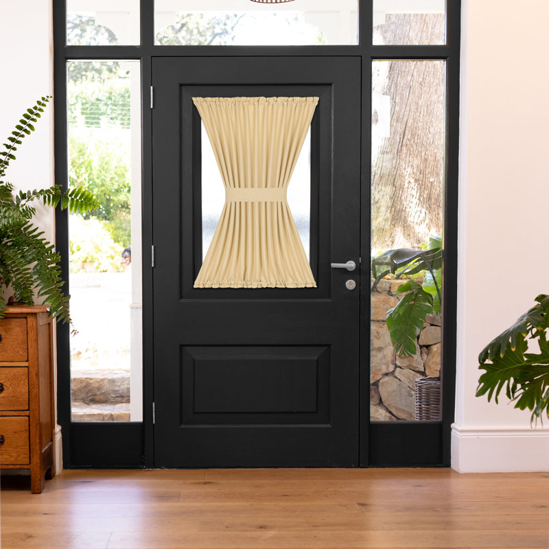 Panneau de rideau simple Lamesa, Brun clair, L 54 po x L 40 po