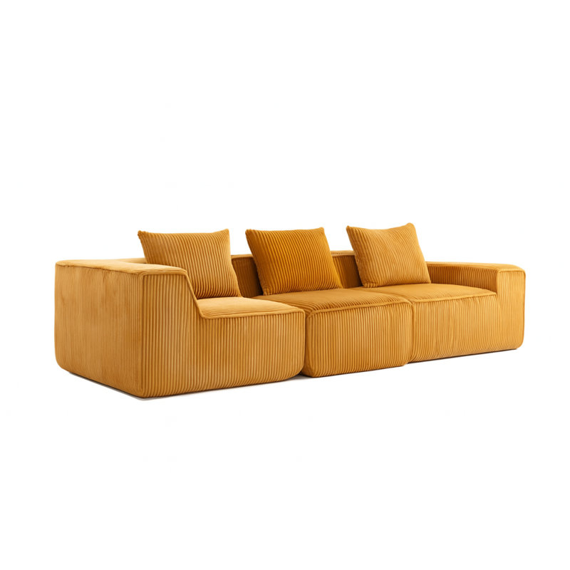 Canapé modulaire désossé à compression pouvant être combiné librement - 33005-3, Orange