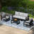 Patio Sectional 6-Piece Deep Seating Set With Black Frame-1488562403